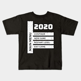 Life Difficulty 2020 - Which Option You Choose - Life In 2020 Video Games Inspiration Gift Kids T-Shirt